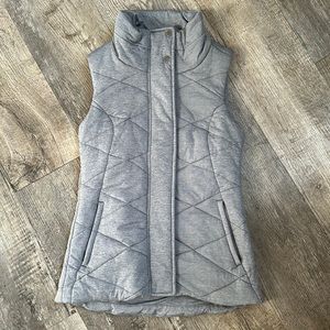 Athleta Gray Quilted Vest